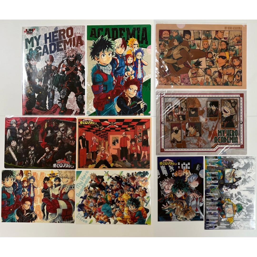 僕のヒーローアカデミア　ヒロアカ　下敷き　十傑　クリアファイル　緑谷　爆豪　轟