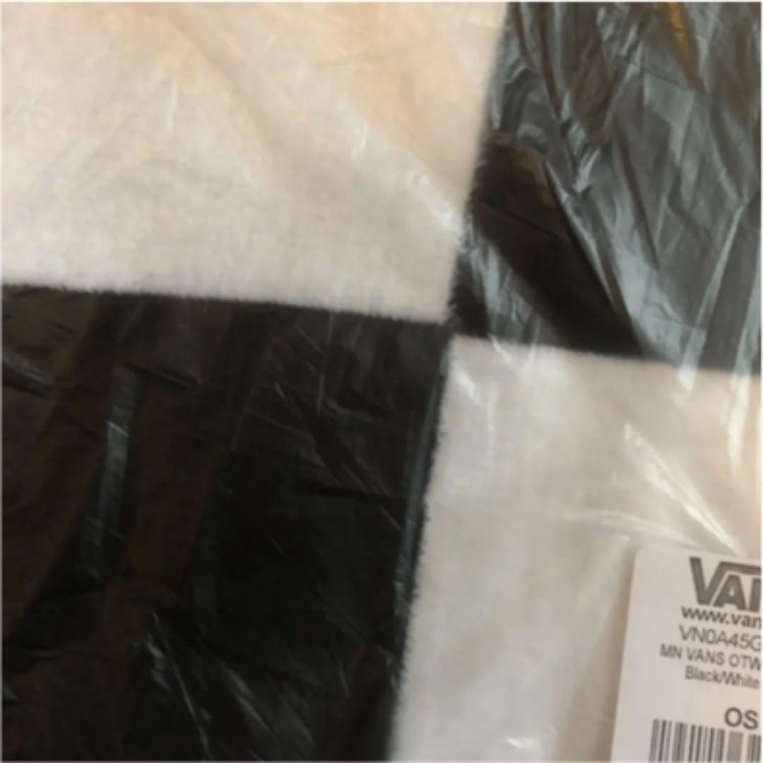 特大 VANS ビーチタオル　ヴァンズ 黒／白 チェッカー柄