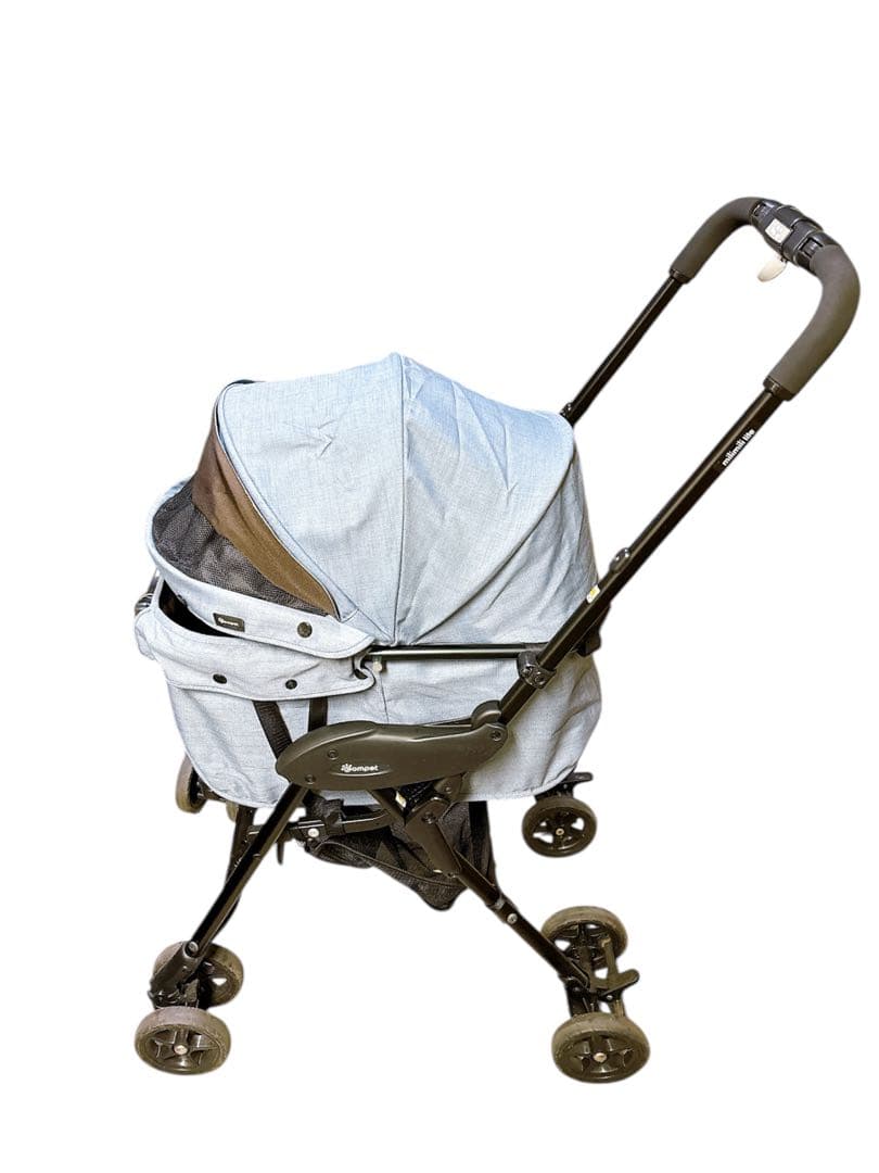 【極美品】Compet コムペット ミリミリライト ペットカート レイクブルー