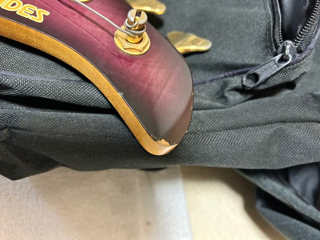 Fernandes エレキベース 紫 4弦