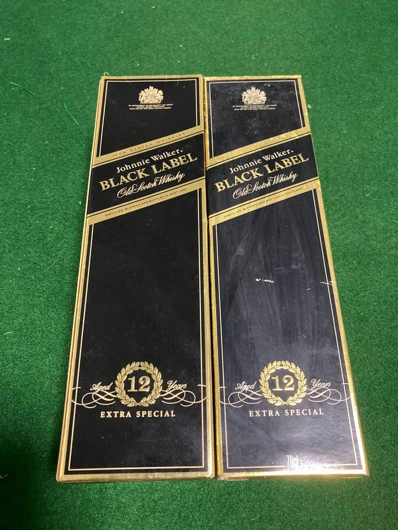 Johnnie Walker Black Label 12年 2本セット　古酒