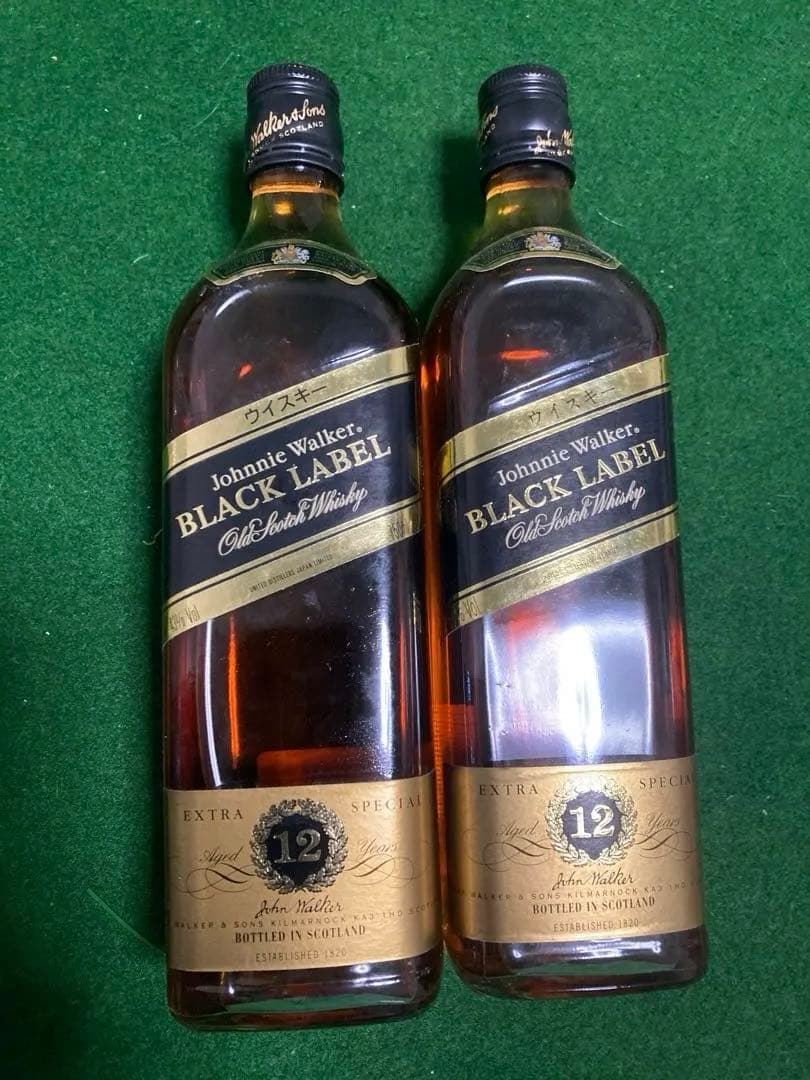 Johnnie Walker Black Label 12年 2本セット