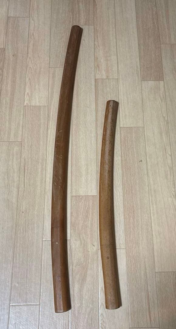 仕込み杖　木刀　座頭市　防犯　2本セット　防犯　仕掛け杖 アンティーク　仕掛杖