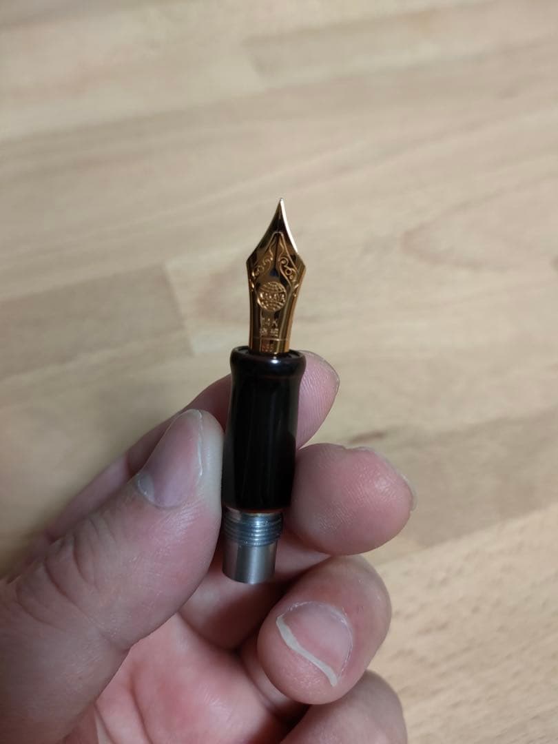 ◎今週だけ限定◎中屋万年筆 黒溜