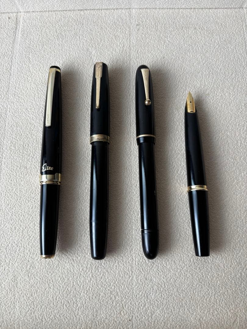 18K 14K パイロット　PILOT morison 万年筆　4本セット