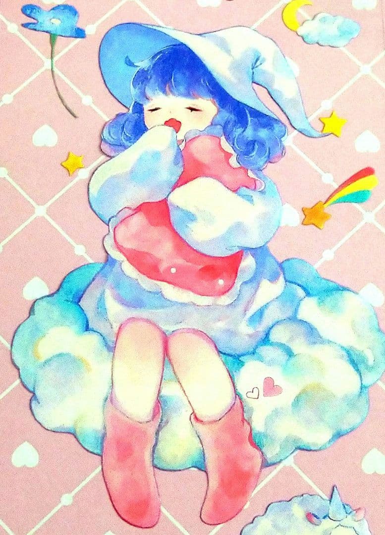 J785▶甜妹魔法师(PET)欣甜切り売り海外人物マステ女の子苜暖