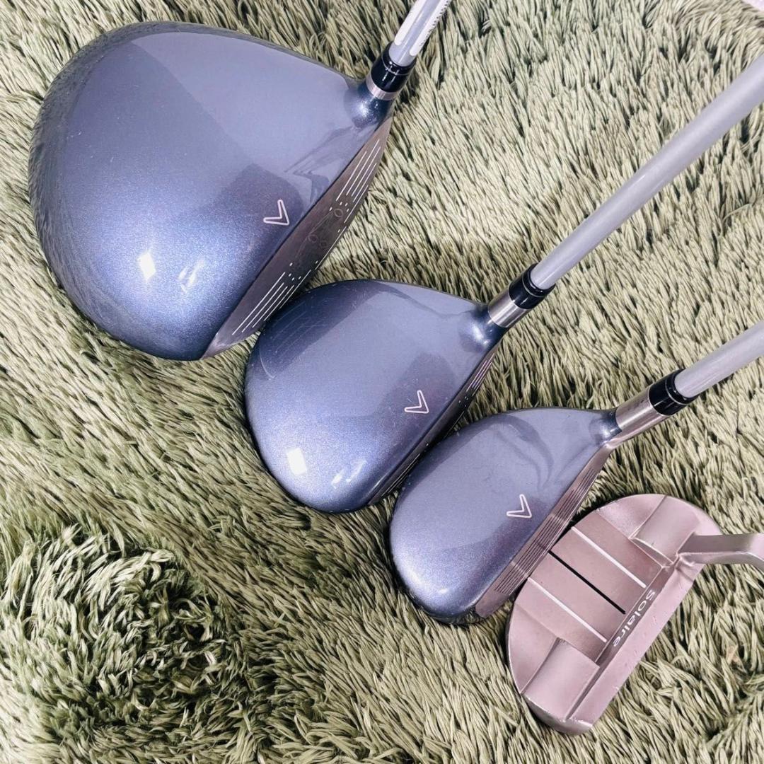 キャロウェイ ソレイル 8本セット レディースゴルフ 初心者 入門 大人気 現行