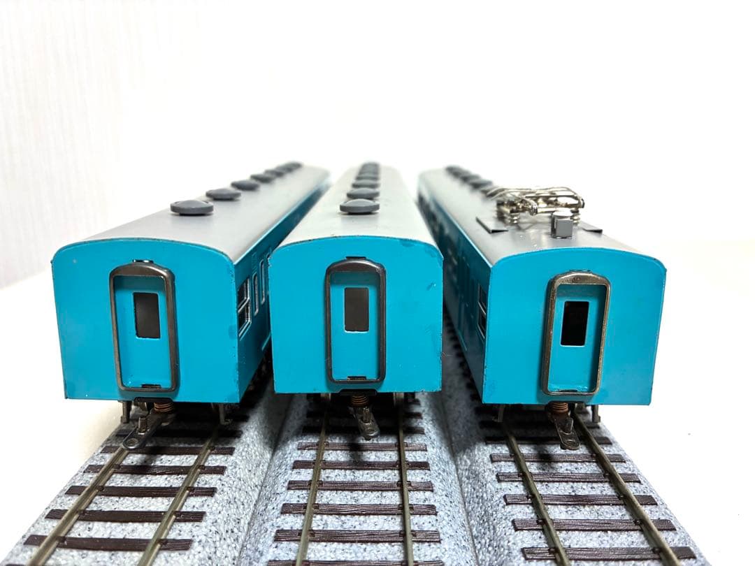 HOゲージ 103系通勤電車　スカイブルー　3両セット