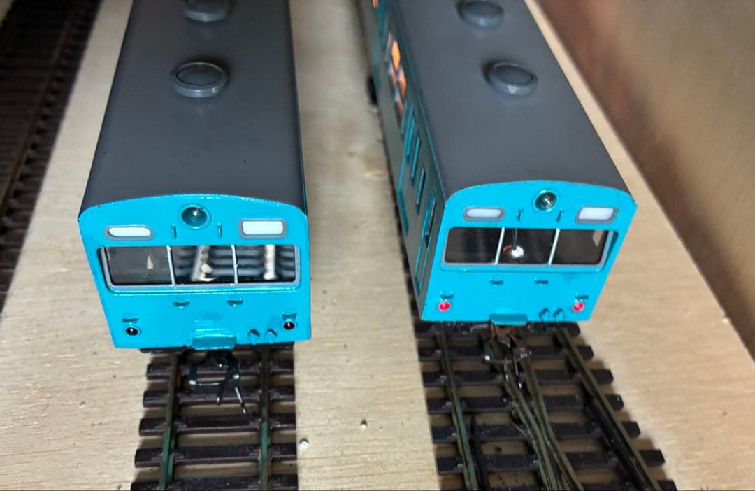 HOゲージ 103系通勤電車　スカイブルー　3両セット