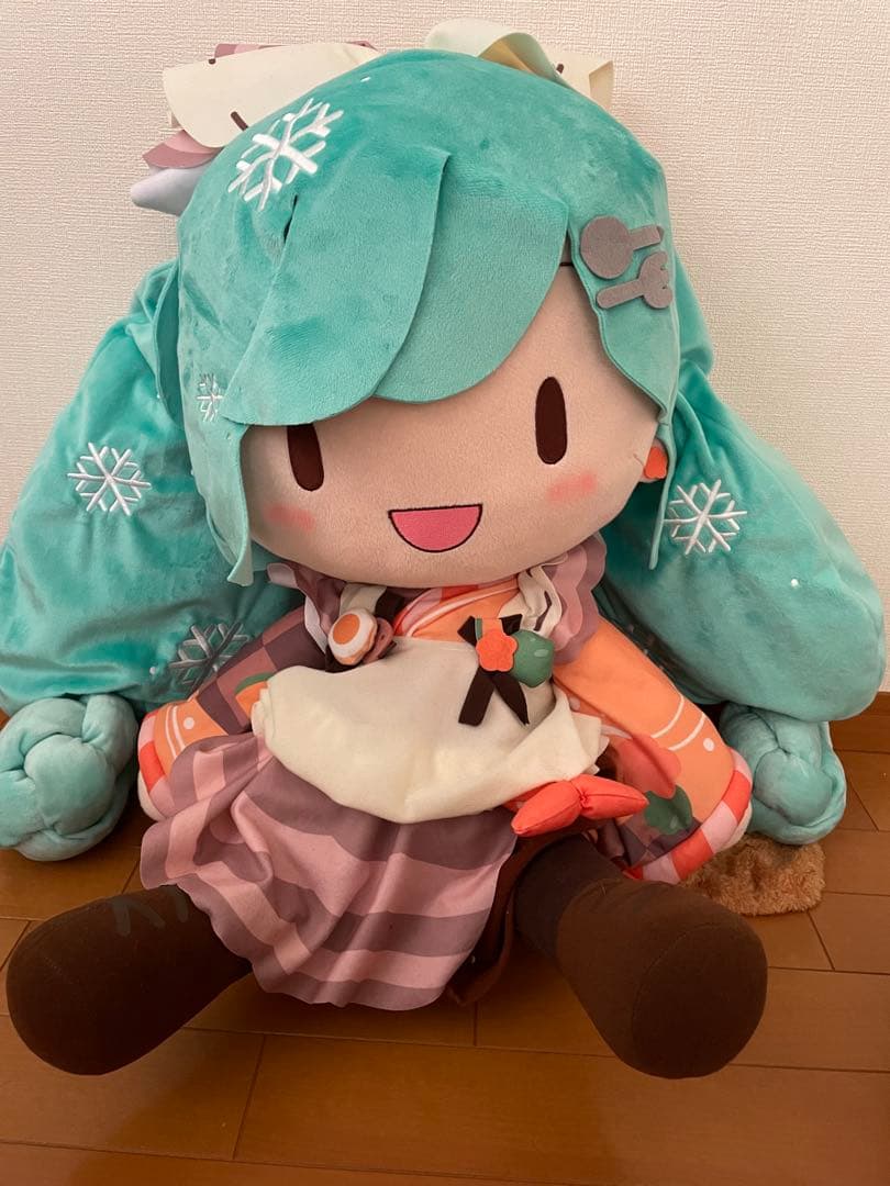 初音ミク どでかジャンボふわぷちぬいぐるみ 雪ミク