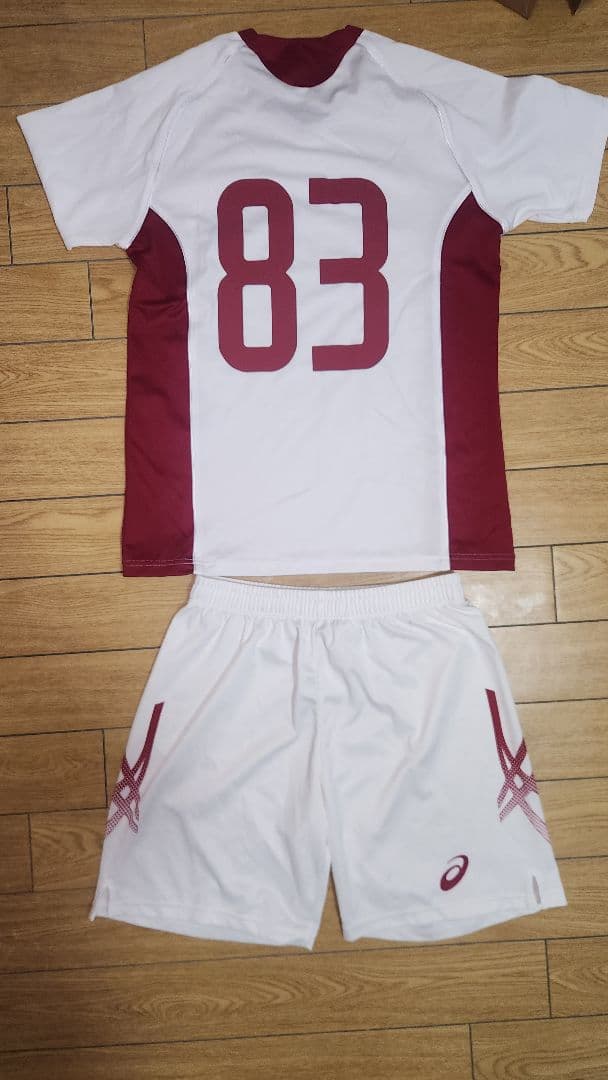 サ*ー様 ASICS 立命館大学体育会系サッカー部チームユニフォーム、応援シャツ