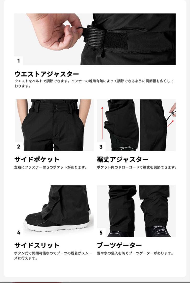 スノーボードウェア ジャケット＆パンツセット