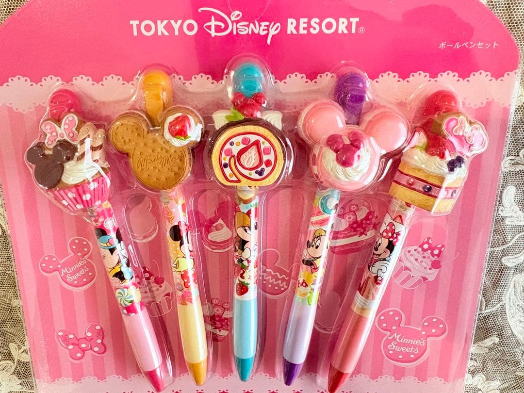 ♡レア♡ ミニー　スイーツ　ボールペン　5本セット