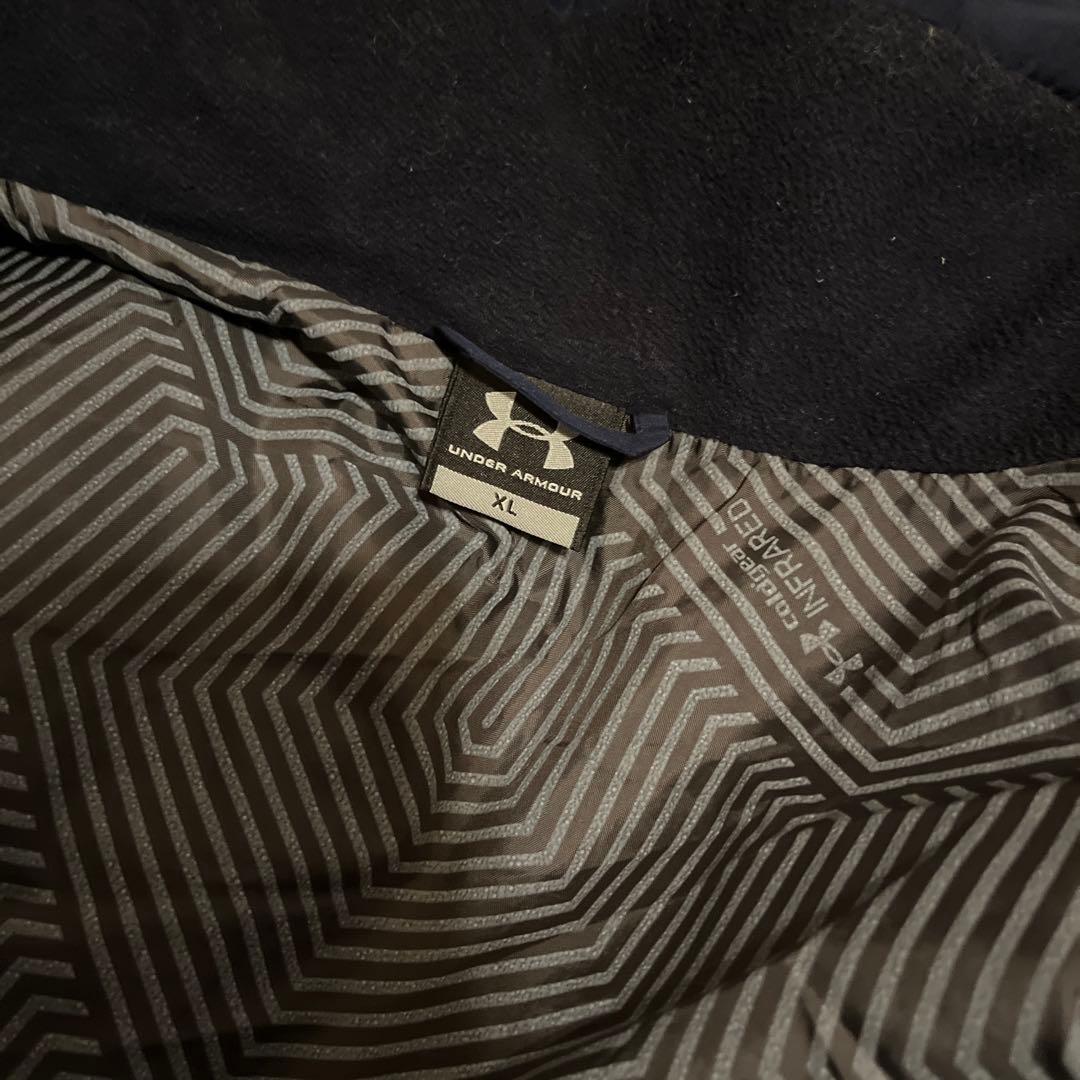 アンダーアーマー ベンチコート ネイビー メンズ XL UNDER ARMOR