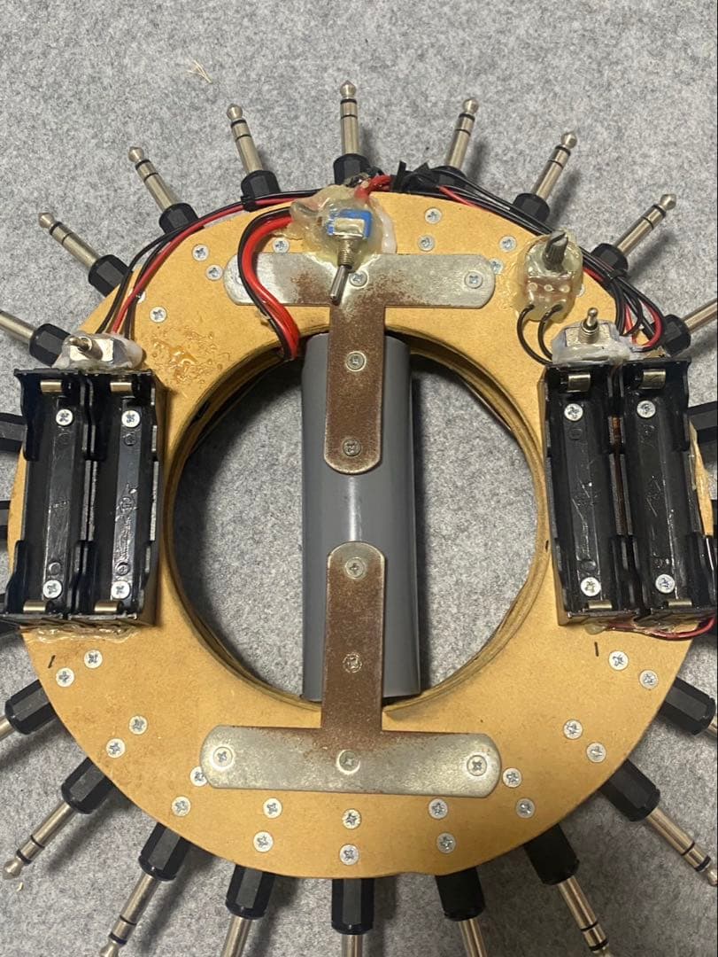 光り物 孔雀　車輪　オレンジスパロン筒24本付き