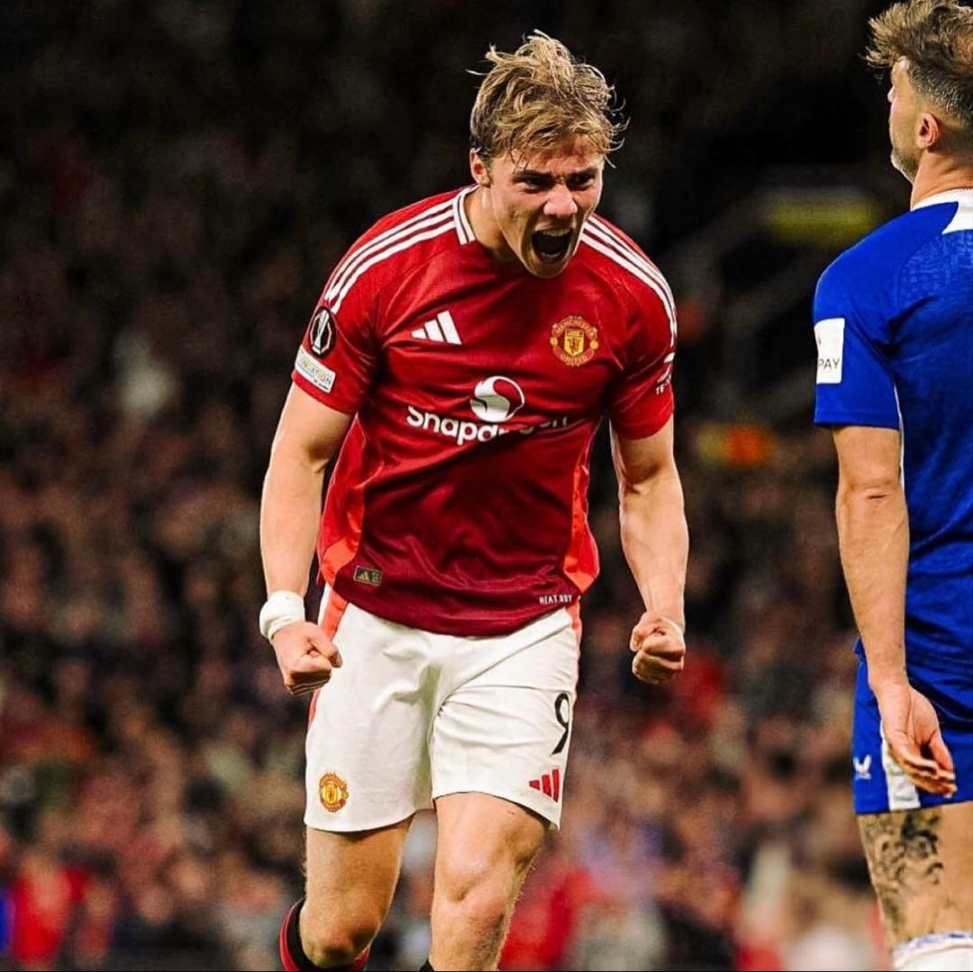 マンチェスターユナイテッド 24-25 ホーム 長袖 オーセン ホイルンド