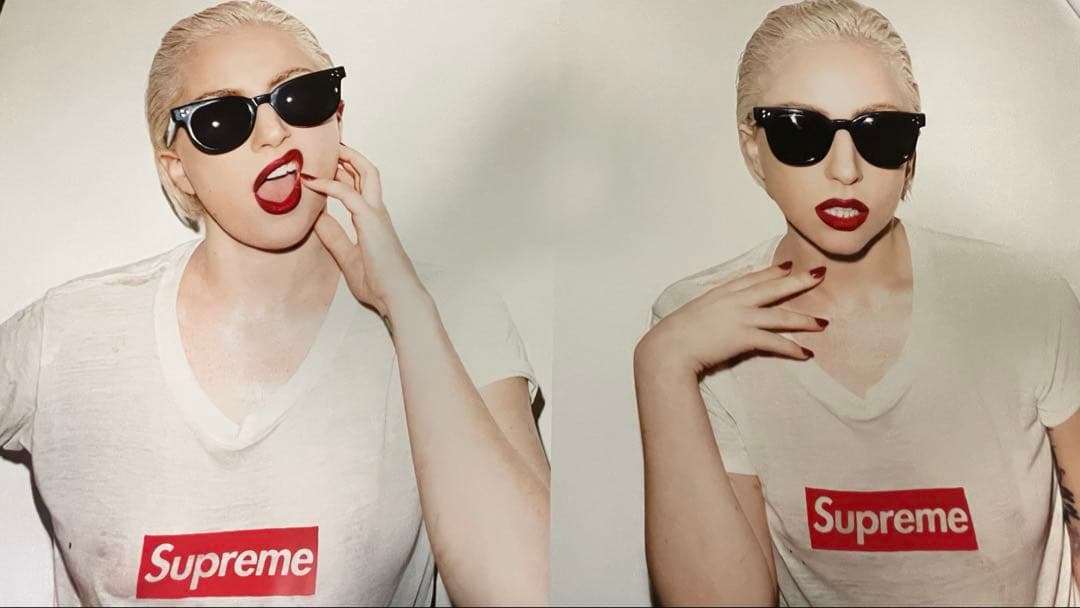 Supreme Lady GaGa ポスター 2連 uncut double