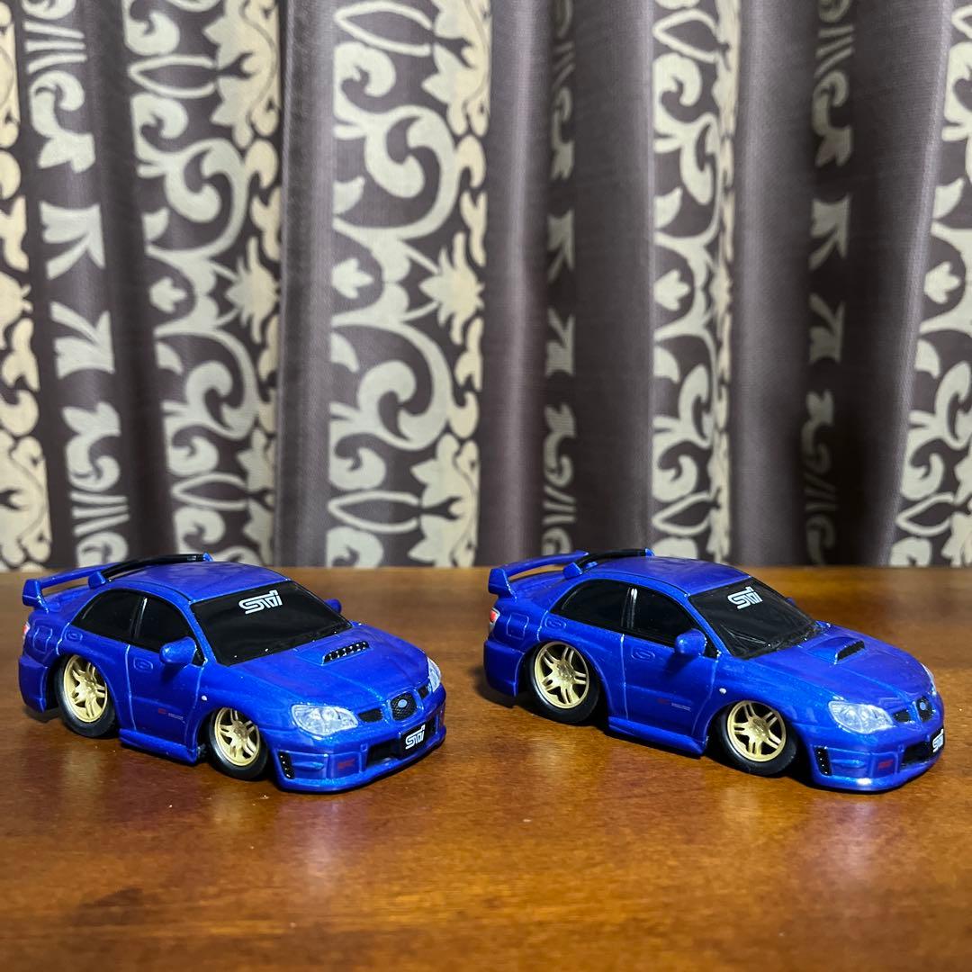 ドライブタウン　スバル インプレッサ鷹目　2台　シャコタン加工品