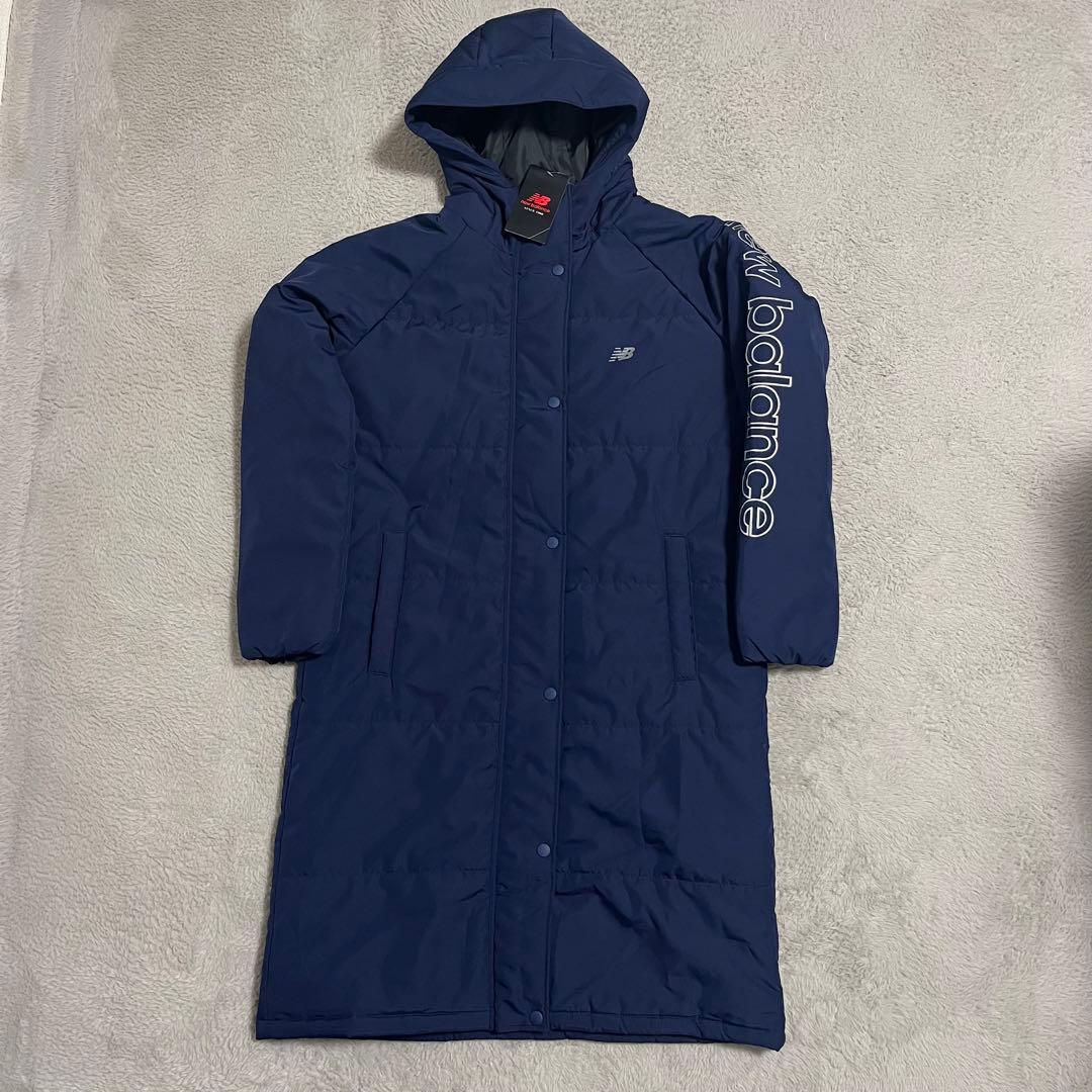 ニューバランス　ベンチコート　レディース　Ｌ　ネイビー　ロングコート　新品