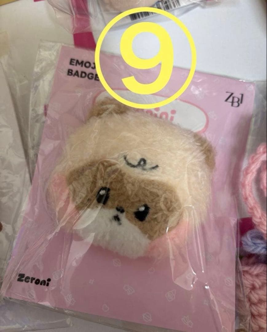 zeroni ハニニ6点セットぬいぐるみ、カードケース、スマホグリップ