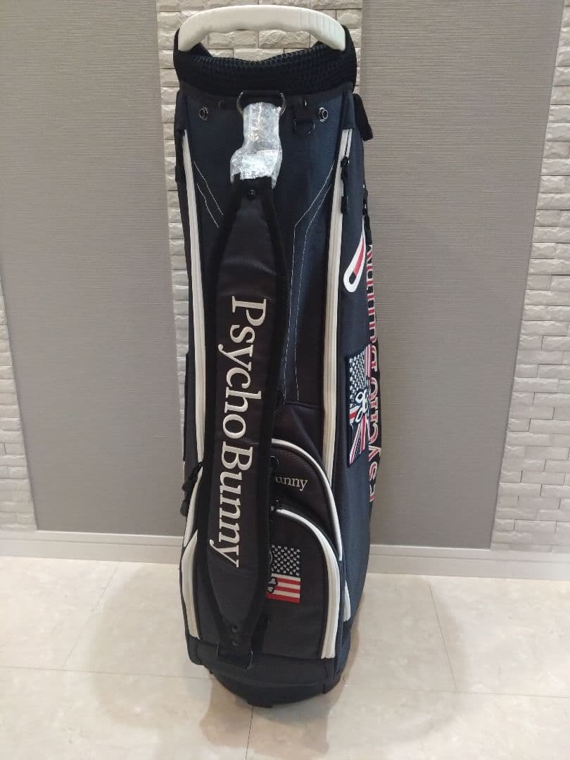 ネイビー　軽量　カートバッグ ゴルフバッグ キャディバッグ