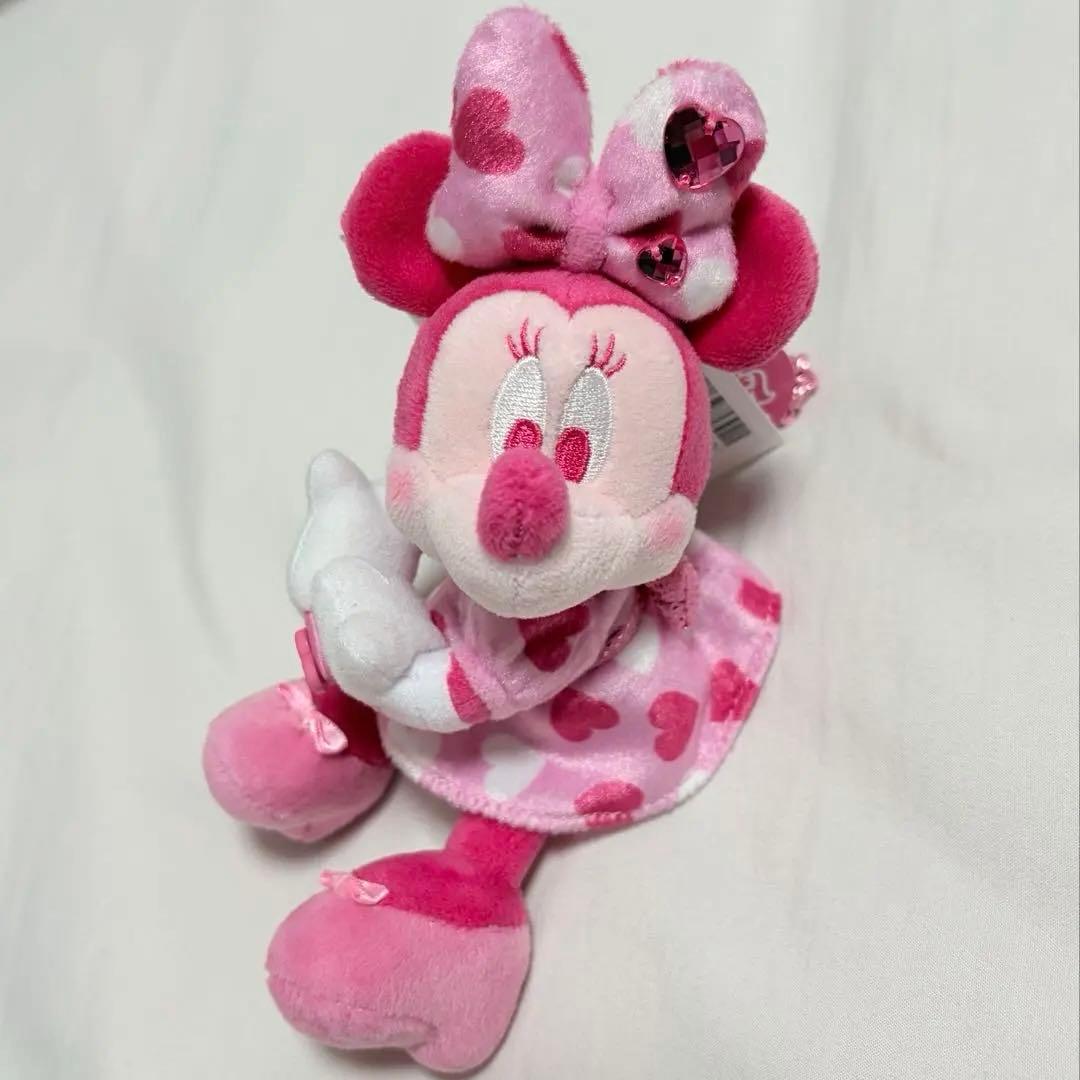 ミニーパルパルーザ　3点セット リボンカチューシャ、ヘアゴム、ミニーキーホルダー