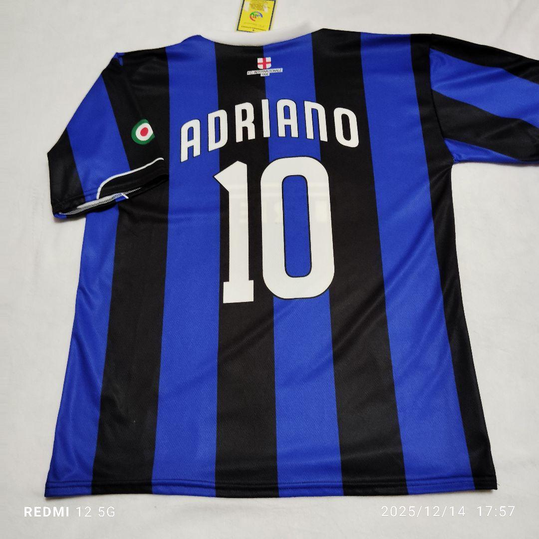 インテル公式ユニフォーム　アドリアーノ　背番号10　未使用タグ付き
