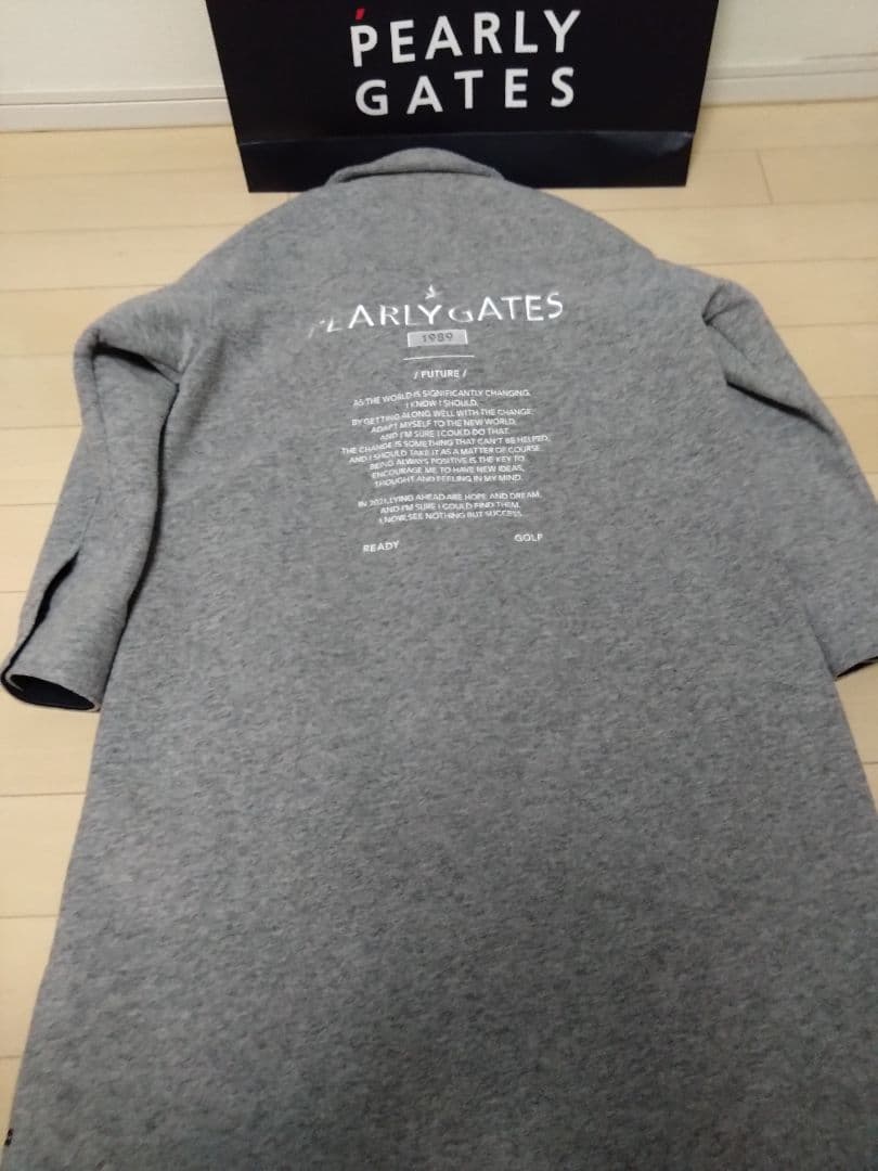 新品国内正規　PEARLY GATES パーリーゲイツ　PG刺繍ウールコート