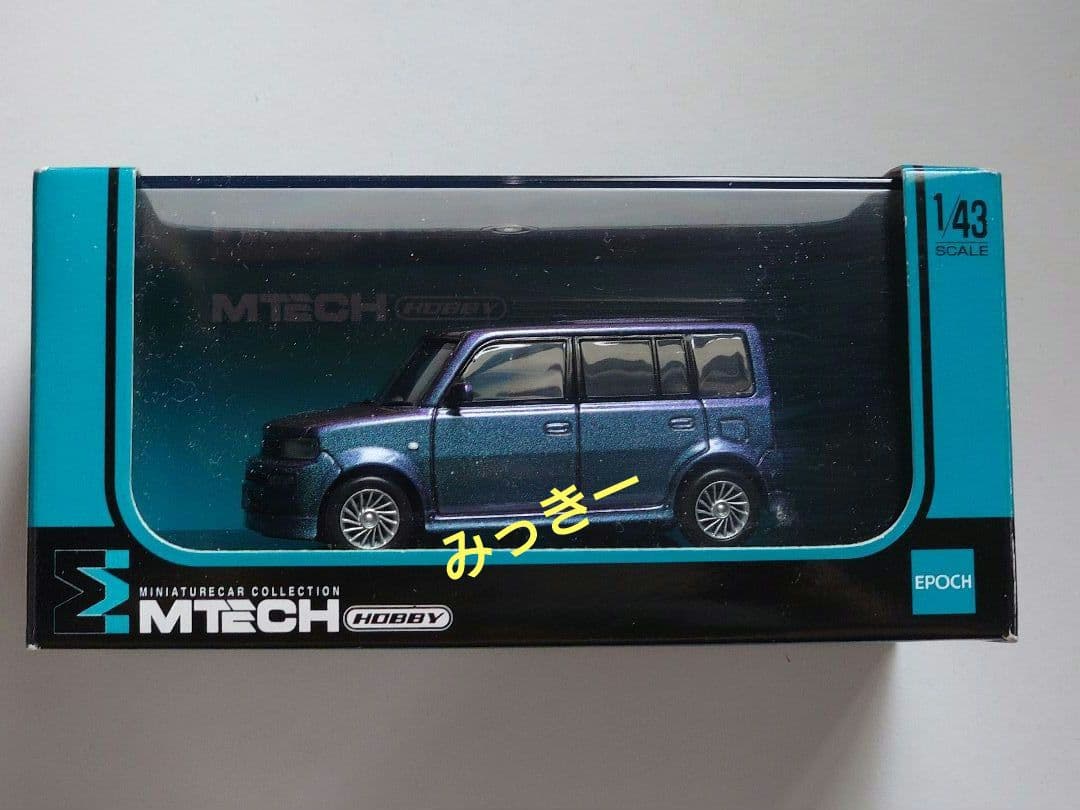 ☆美品★ トヨタ bB 1/43 カラー ミニカー　TOYOTA MTECH