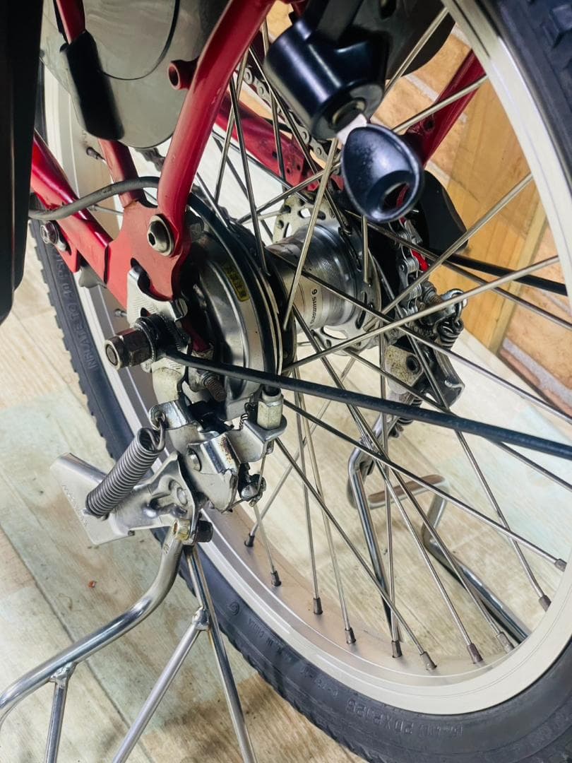 超特価 レッド系 パナソニック 子供乗せ電動アシスト自転車 ZH3338