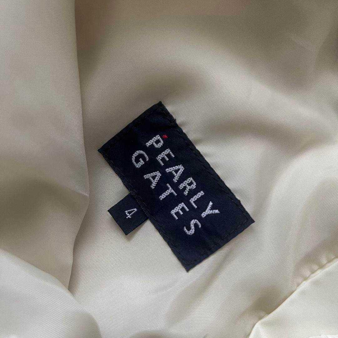 PEARLY GATES パーリーゲイツ　中綿パンツ　メンズ　白　ホワイト　4