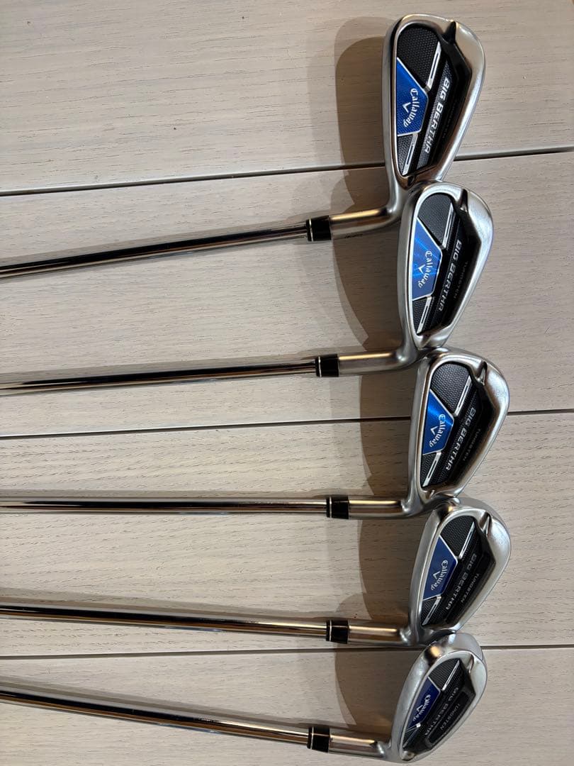 「飛距離をあきらめない」ビッグバーサ アイアン 5本　※価格交渉アリ