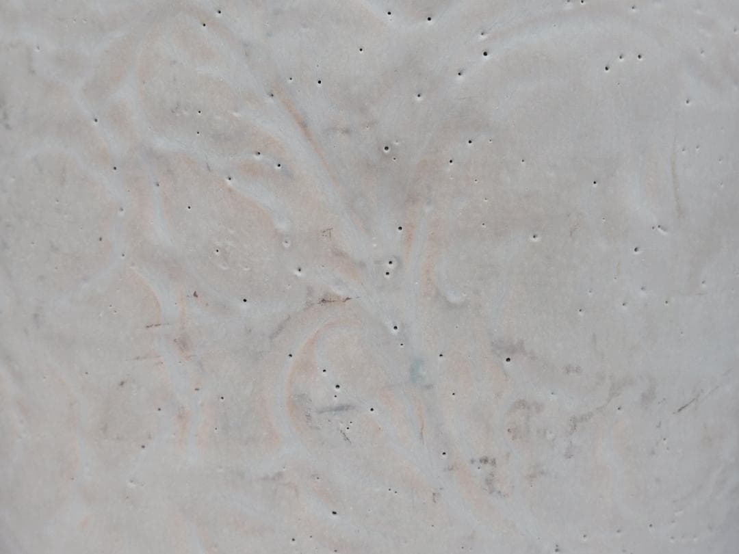 青釉 陽刻花紋 置物 時代唐物 高さ約21.7cm