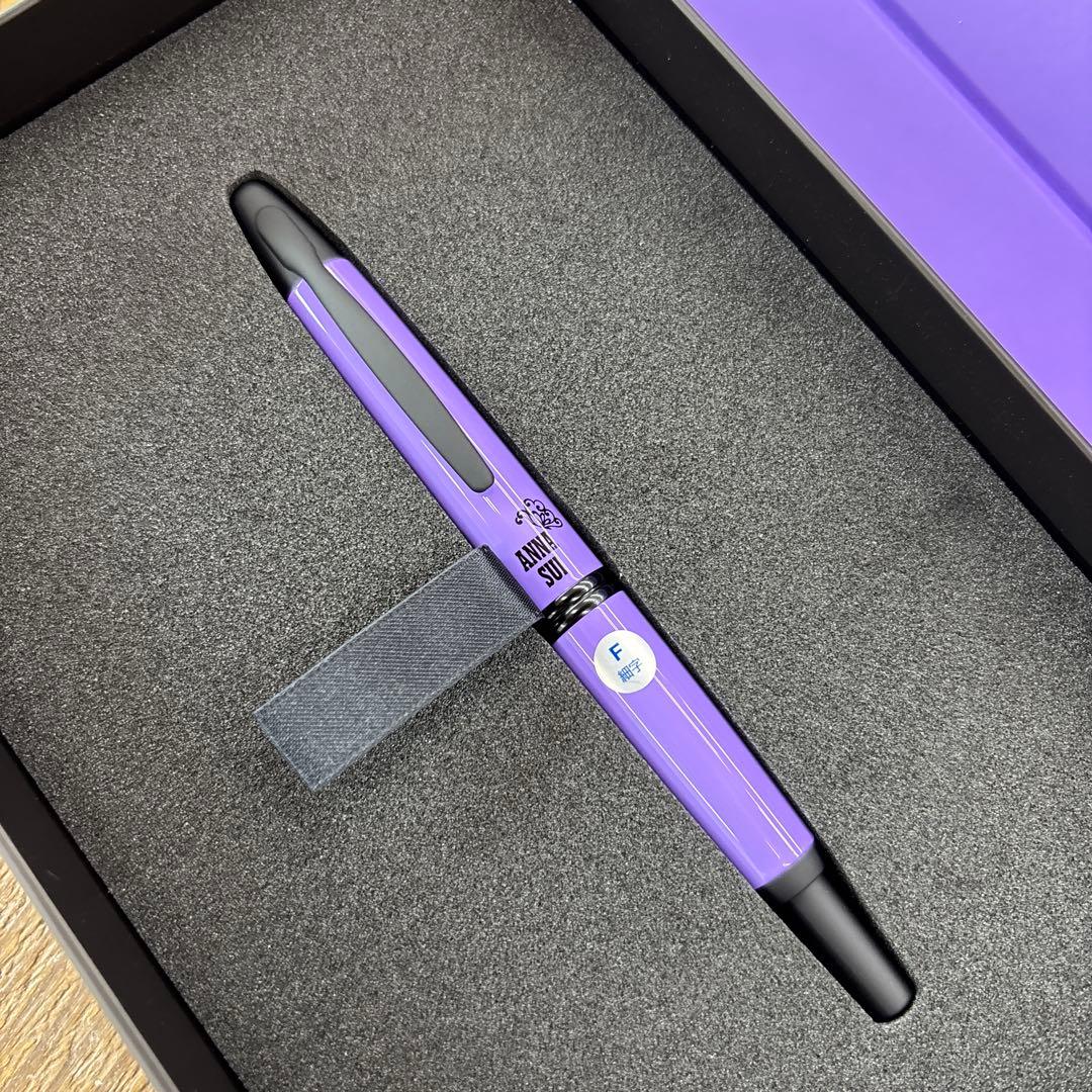 ANNA SUI Capless 万年筆 紫 アナ・スイ アナスイ キャップレス