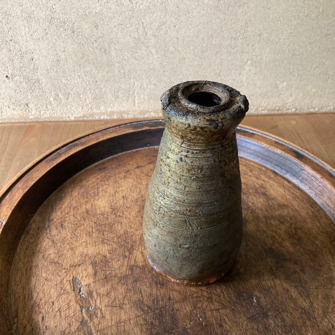 備前焼　古備前　江戸時代　花器　花入　花瓶　お茶道具　骨董　アンティーク　古道具