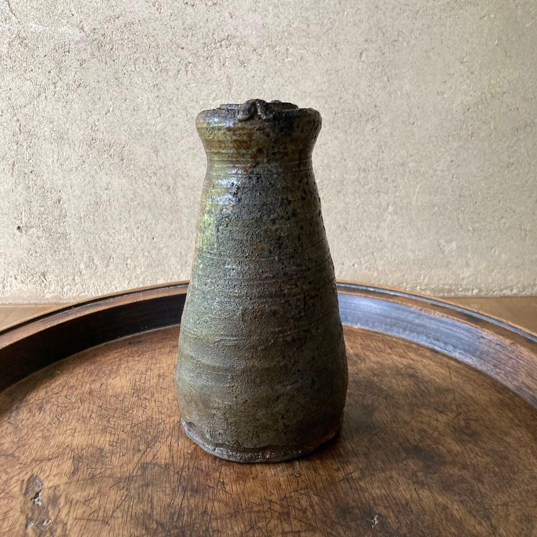 備前焼　古備前　江戸時代　花器　花入　花瓶　お茶道具　骨董　アンティーク　古道具