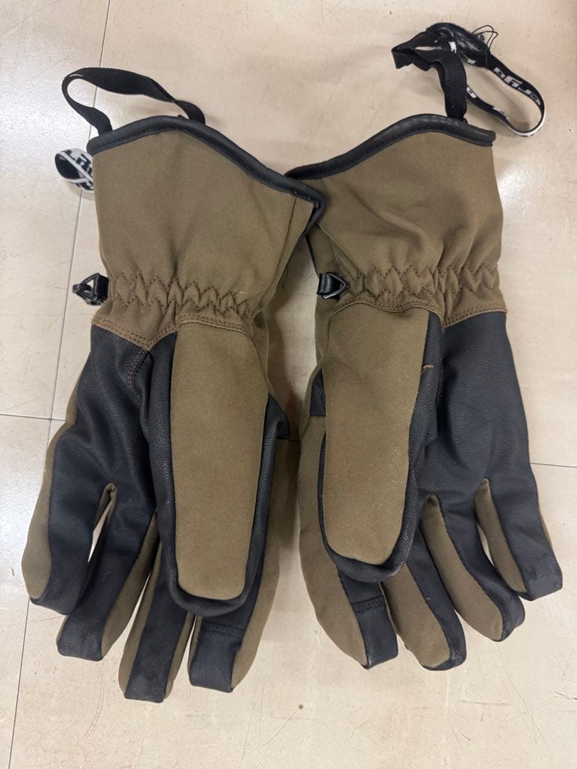 BURTON スノボウェア　ビブパンツ　オレンジ　　M グローブセット