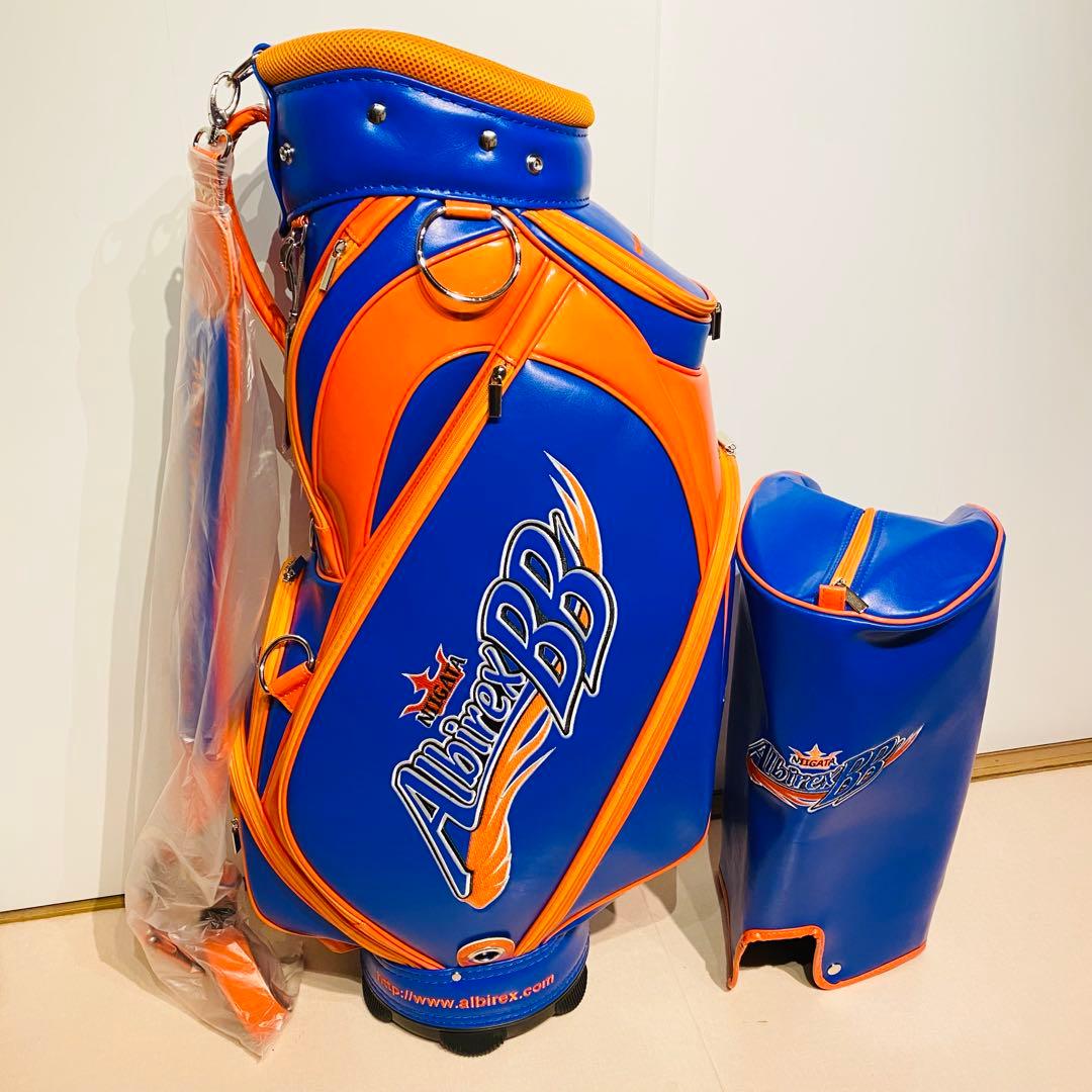 【極希少＊新品】新潟アルビレックスBB　キャディバッグ　ゴルフバッグ　5分割