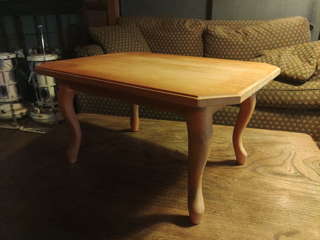 希少　猫足　机　オーダーメイド　テーブル　デスク　天然木　文机