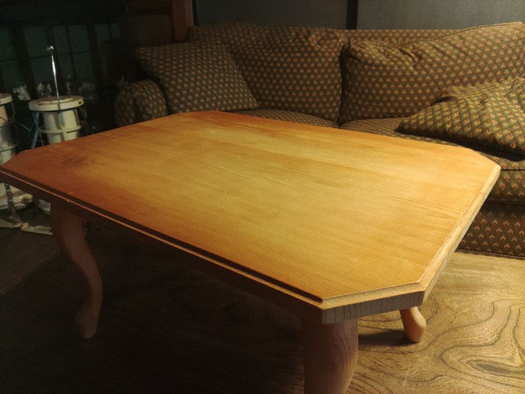 希少　猫足　机　オーダーメイド　テーブル　デスク　天然木　文机