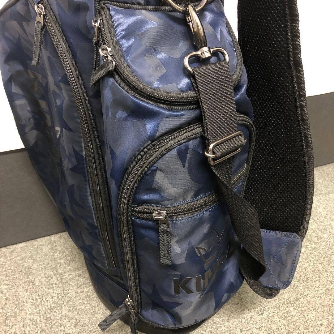 フォロー割■ KINGZ Samantha ゴルフ キャディ メンズ ネイビー