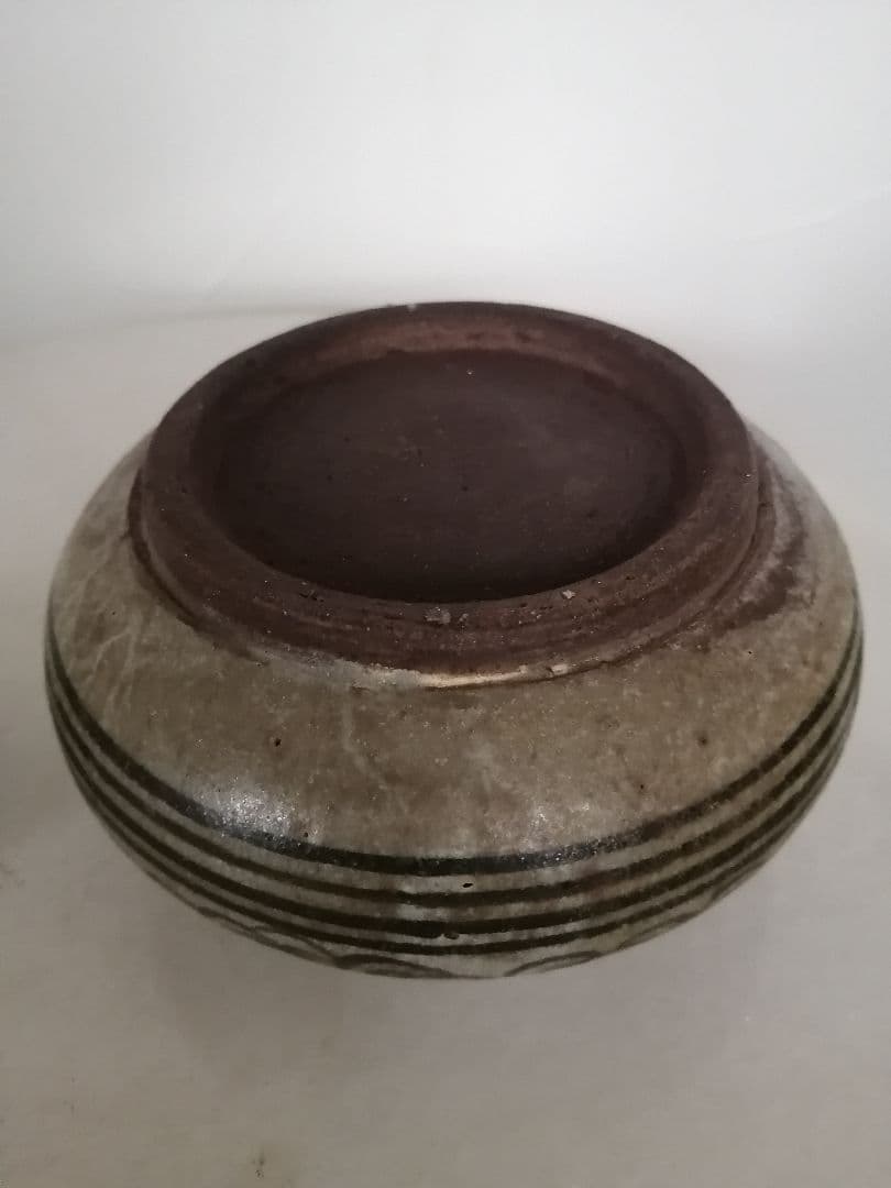 明代 染付け 千鳥 小壺