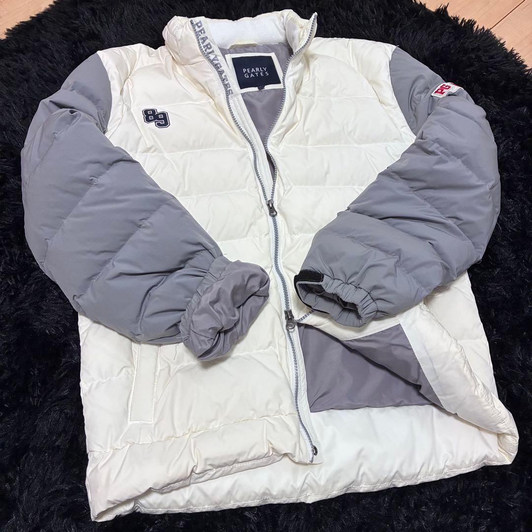 パーリーゲイツ 2way ダウンジャケット ベスト 大きいサイズ XL フード