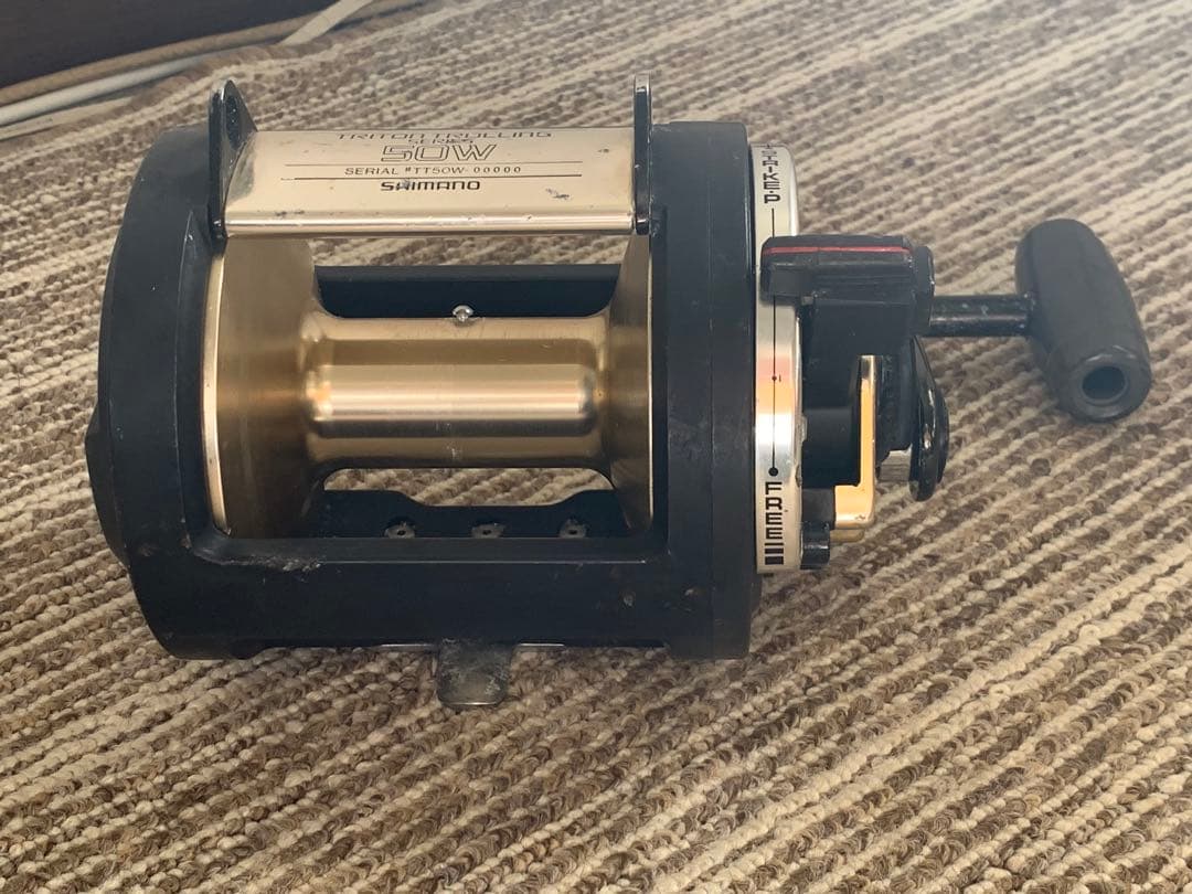 シマノ トライトン トローリング50Wクエ アラ モロコ大物底物 ビンテージ