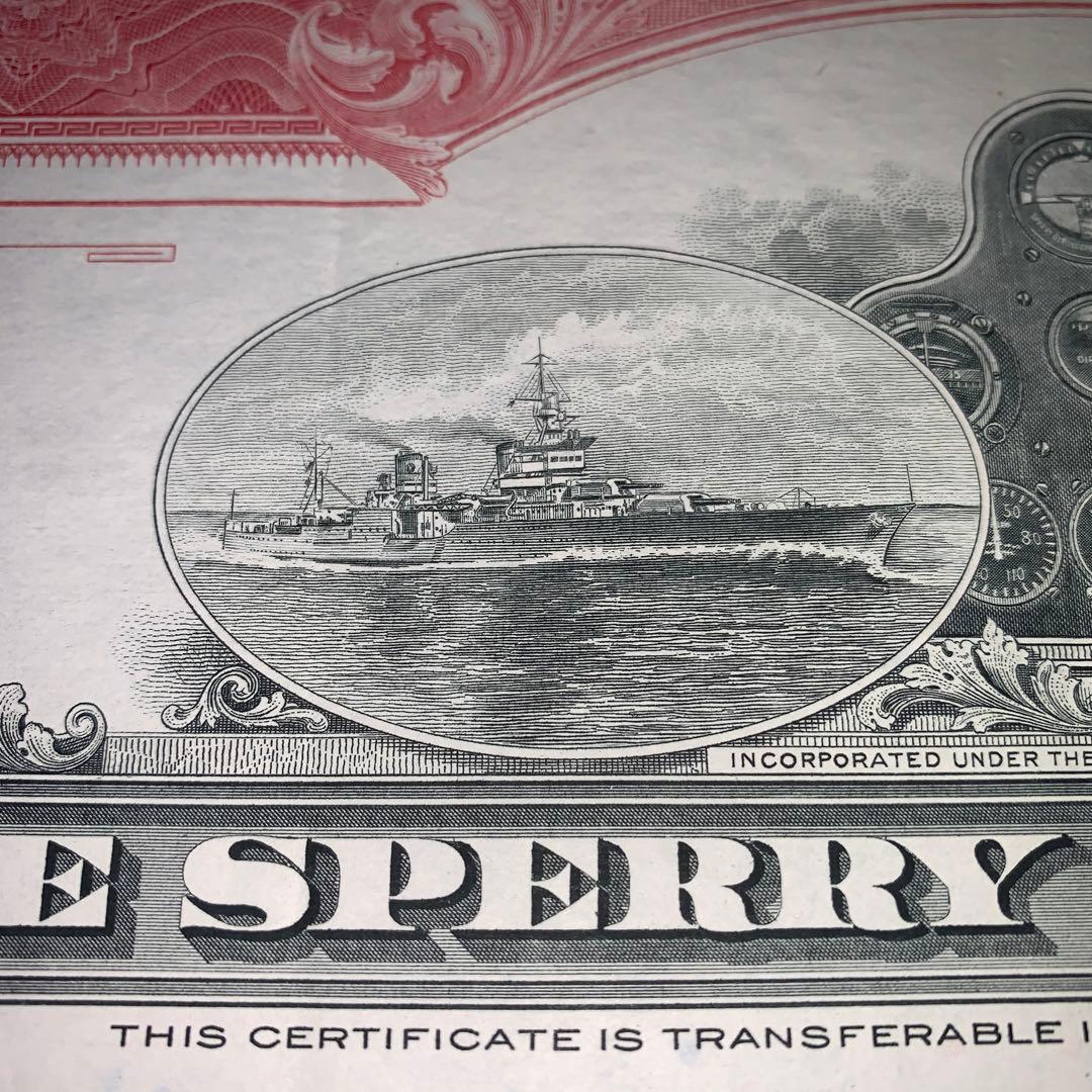 アメリカ 旧株券⑧ 紙モノ 当時物 軍艦 戦闘機