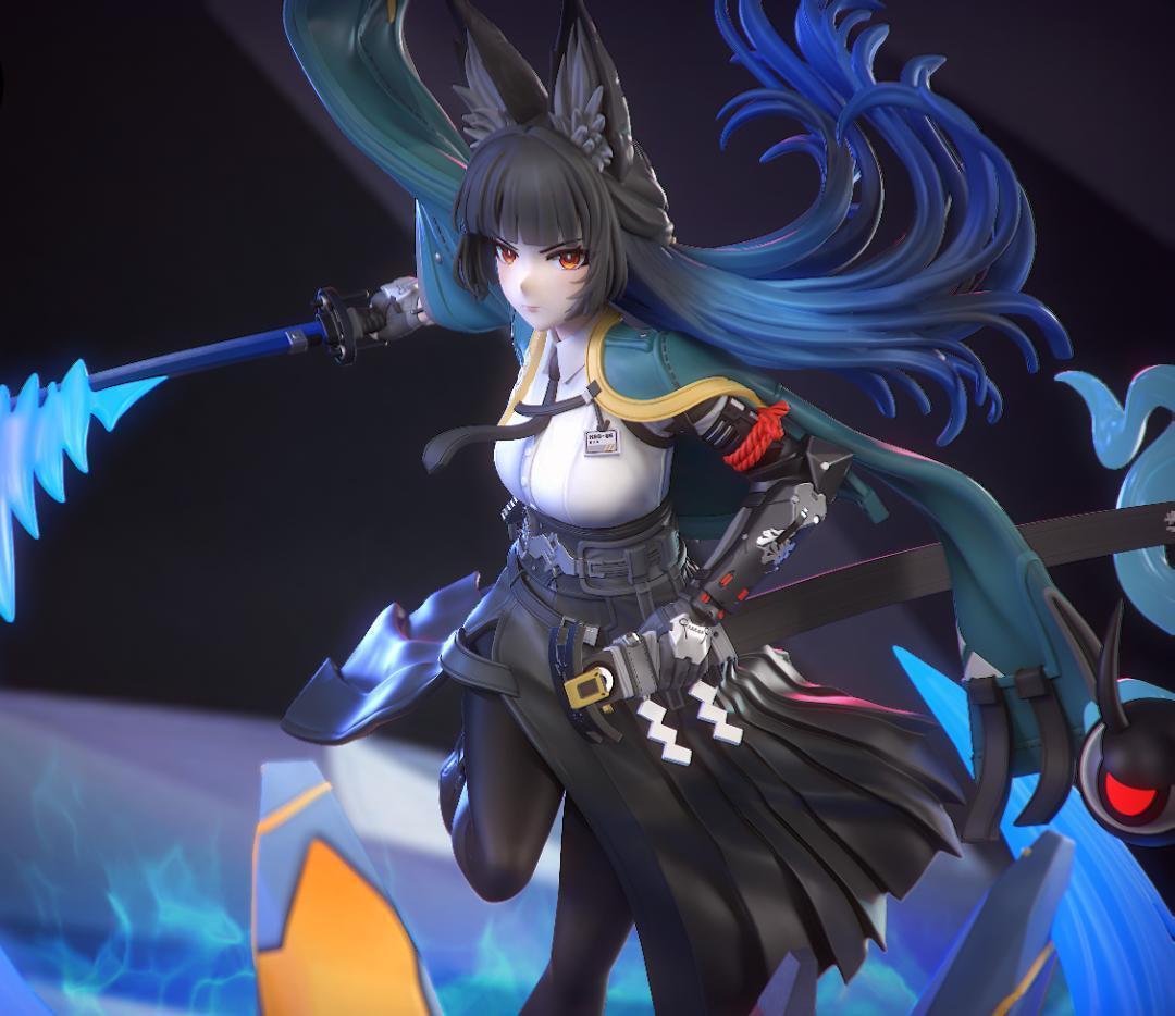 28ｃｍ　星見雅 1/7　ゼンレスゾーンゼロ　未塗装未組立　ゼンゼロ