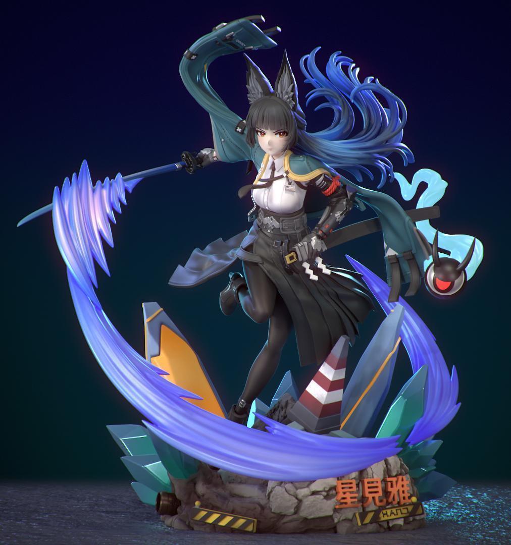 28ｃｍ　星見雅 1/7　ゼンレスゾーンゼロ　未塗装未組立　ゼンゼロ