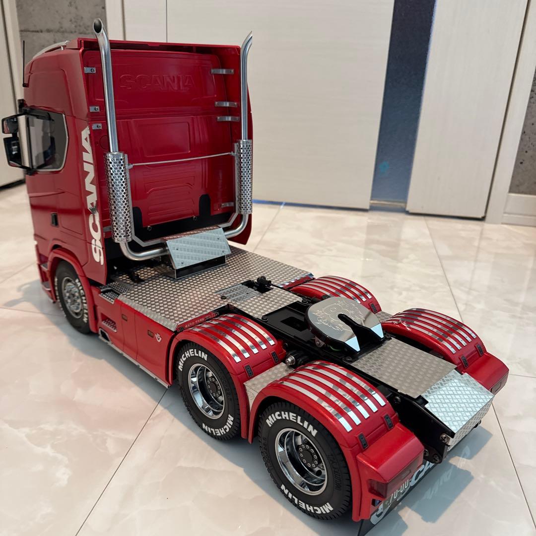 専用タミヤ ビッグトラック 1/14 スカニア トレーラー セット SCANIA