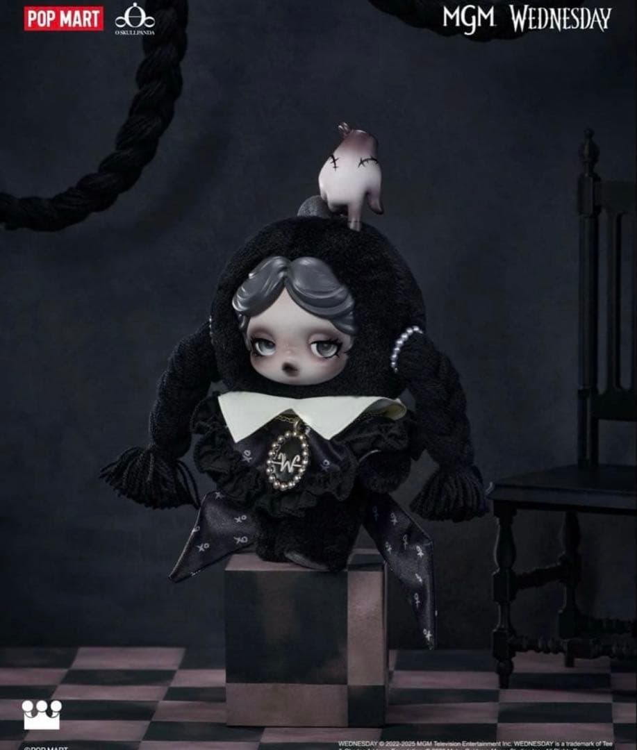 【NY限定】SKULLPANDA WEDNESDAY スカルパンダ ウェンズデー