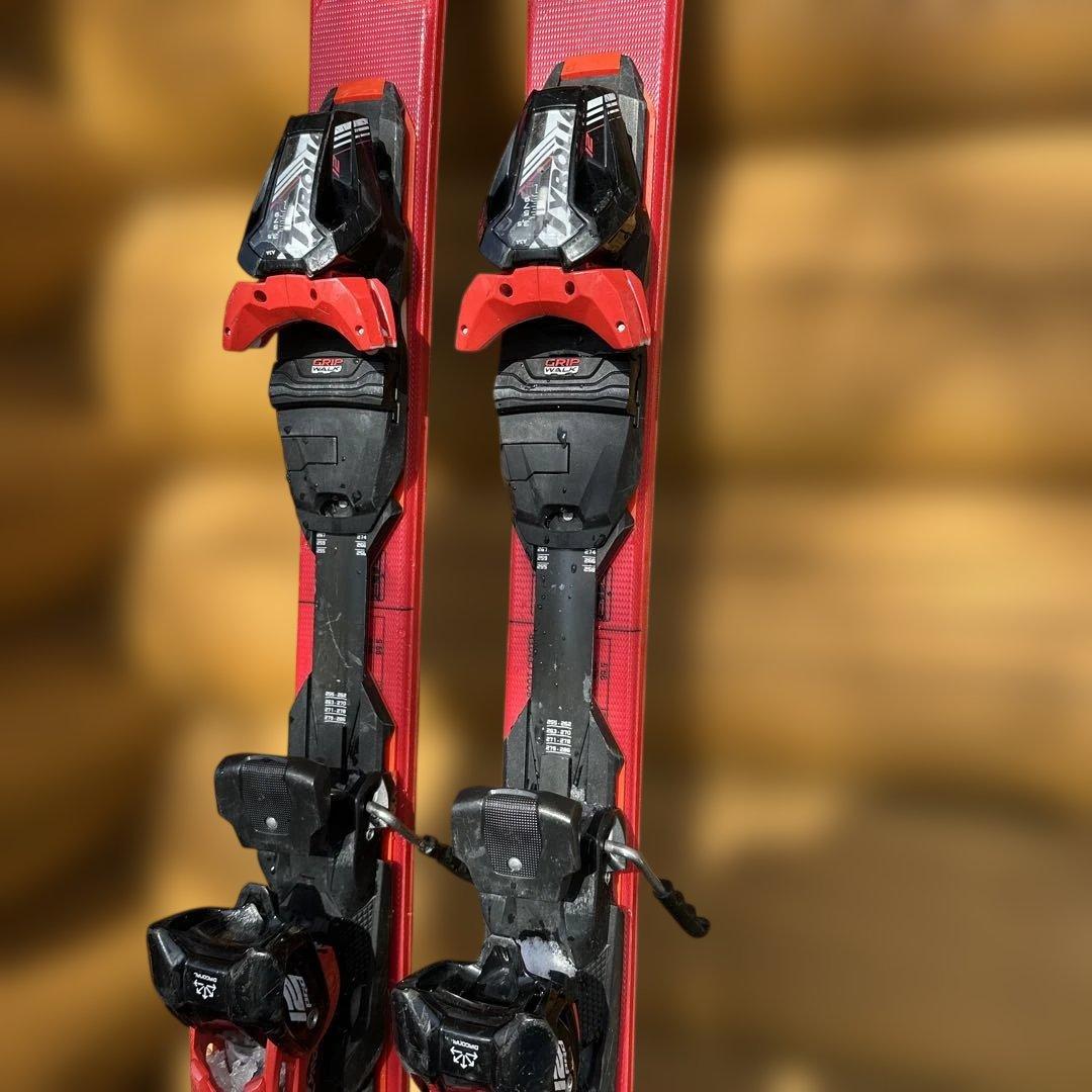 ナカツ　オガサカKS SA 155 スキー板 赤